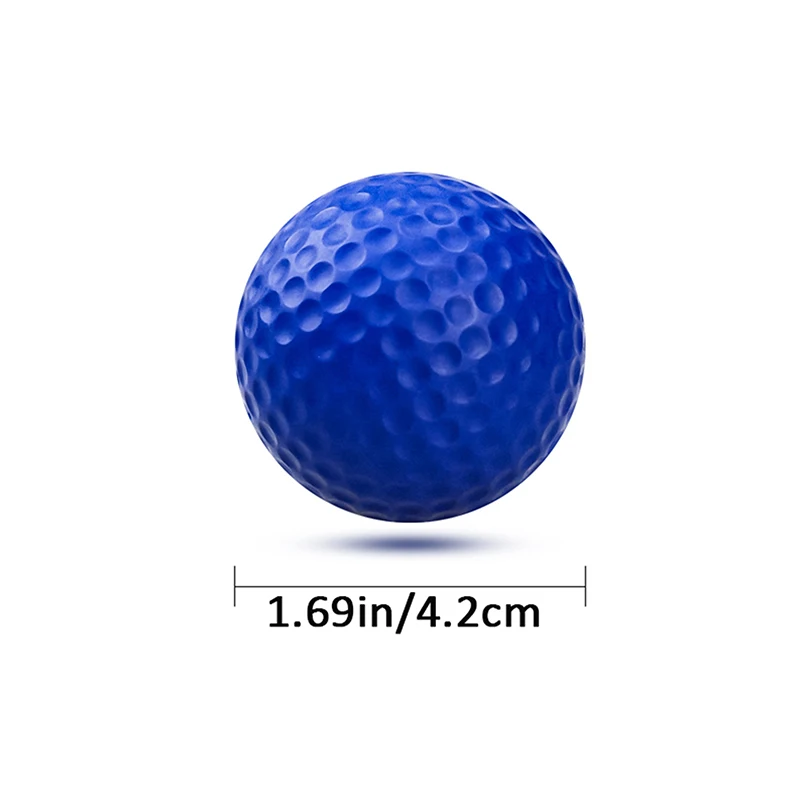 1pc hochwertige 42mm bunte Pu Schaum Schwamm weichen Ball Indoor-Übungs ball Sport Übung Golf Schwamm Schaum Bälle Golfball