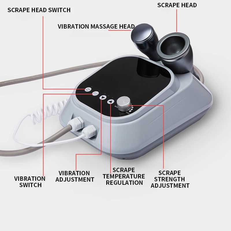 

Electric Scraping Cupping Machine Fat Burner Cupping Massager Anti Cellulite Guasha Therapy Guasha Scraping Massage Tool MR0009B