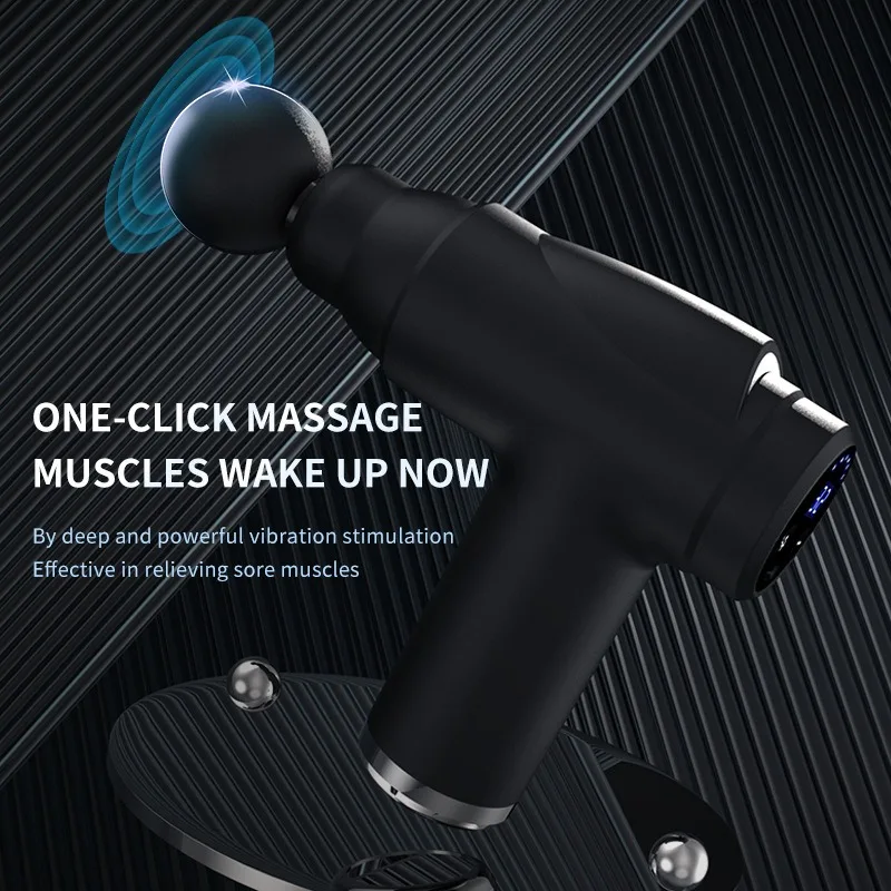 Mini Portable Fascia Gun Small Electric Muscle Relax Massager Customizable Cross-border