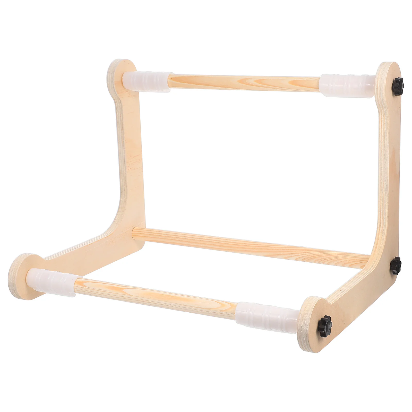 

Adjustable Wood Embroidery Hoop Stand Lap Tabletop Hands-Free Cross Stitch Frame Holder Needlework Craft Needlework Holder