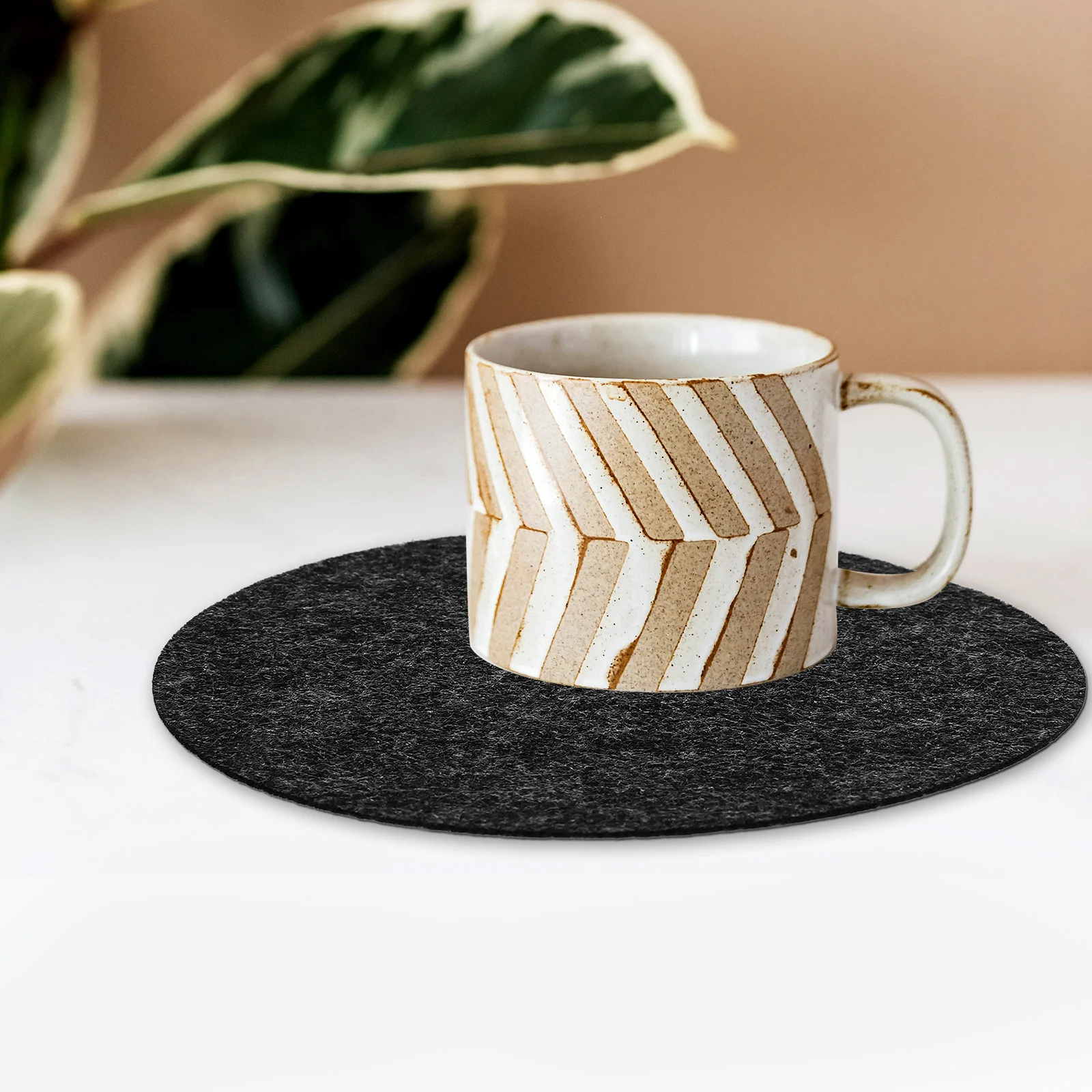 

12pcs Felt Dish Protectors Pads Plate Dividers For Pot Pan Protector Kitchen Storage Organizer Tableware Mat Anti-Scratch