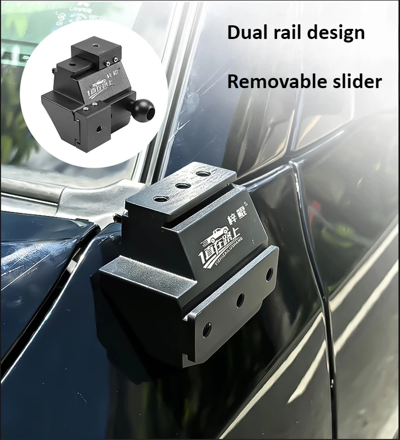 For Mitsubishi Pajero V93 V97 V73 A-pillar spotlight bracket non-destructive modification engine hood quick release bracket