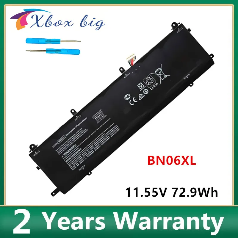 NEW BN06XL 11.55V 72.9Wh Laptop Battery  HSTNN-IB9A for HP Spectre X360 15-EB Convertible 15-EB L68235-1C1 L68299-005