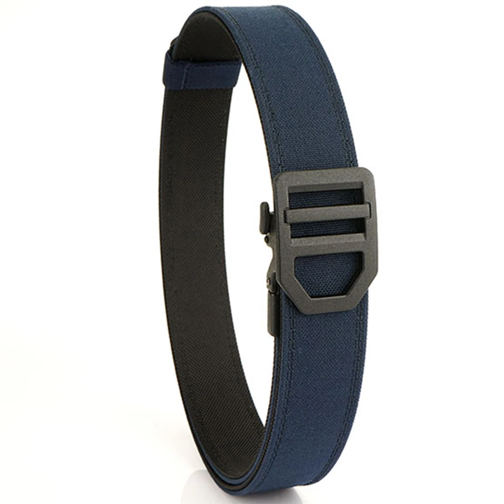 TUSHI EDC Harter taktischer Gürtel für Männer, Metall, automatische Schnalle, IPSC-Waffengürtel, 1100D Nylon, Militärgürtel, Outdoor-Sportgürtel, männlich – Detail 22