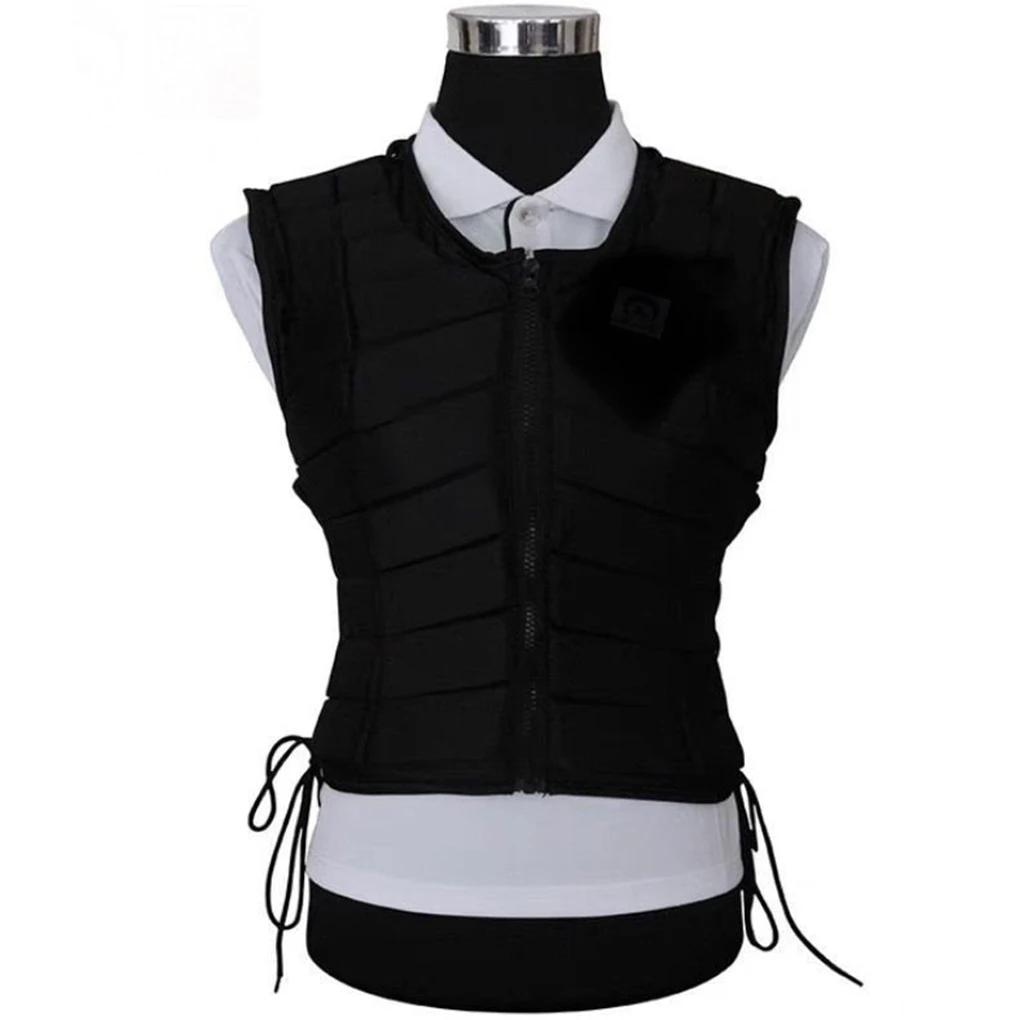 Black Lightweight And Portable Equestrian Vest For Any Adventure Safety Horse Riding Equestrian Vest