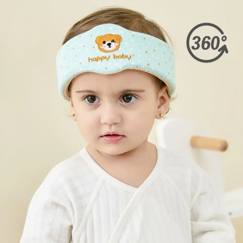Cute Learn To Walk Safety Helmet Soft Breathable Anti-fall Pad Adjustable Crash Cap Baby