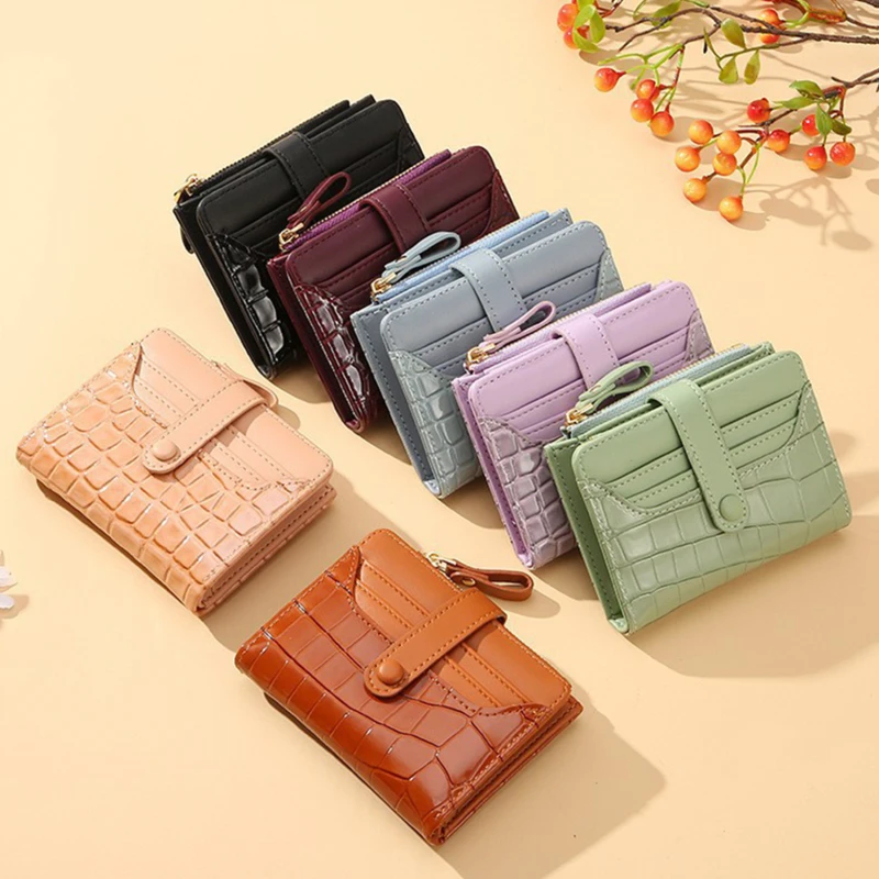 Wallets Small Fashion All-match Hasp Purse Women Clutch Mini Coin Card Bag For Female Purse Money Clip Wallet Card Holder