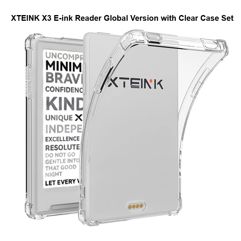 XTEINK X3 E-ink Reader Global Version Multi Language with Clear Case Support CrossPoint Firmware No Region Lock E-Book Readers