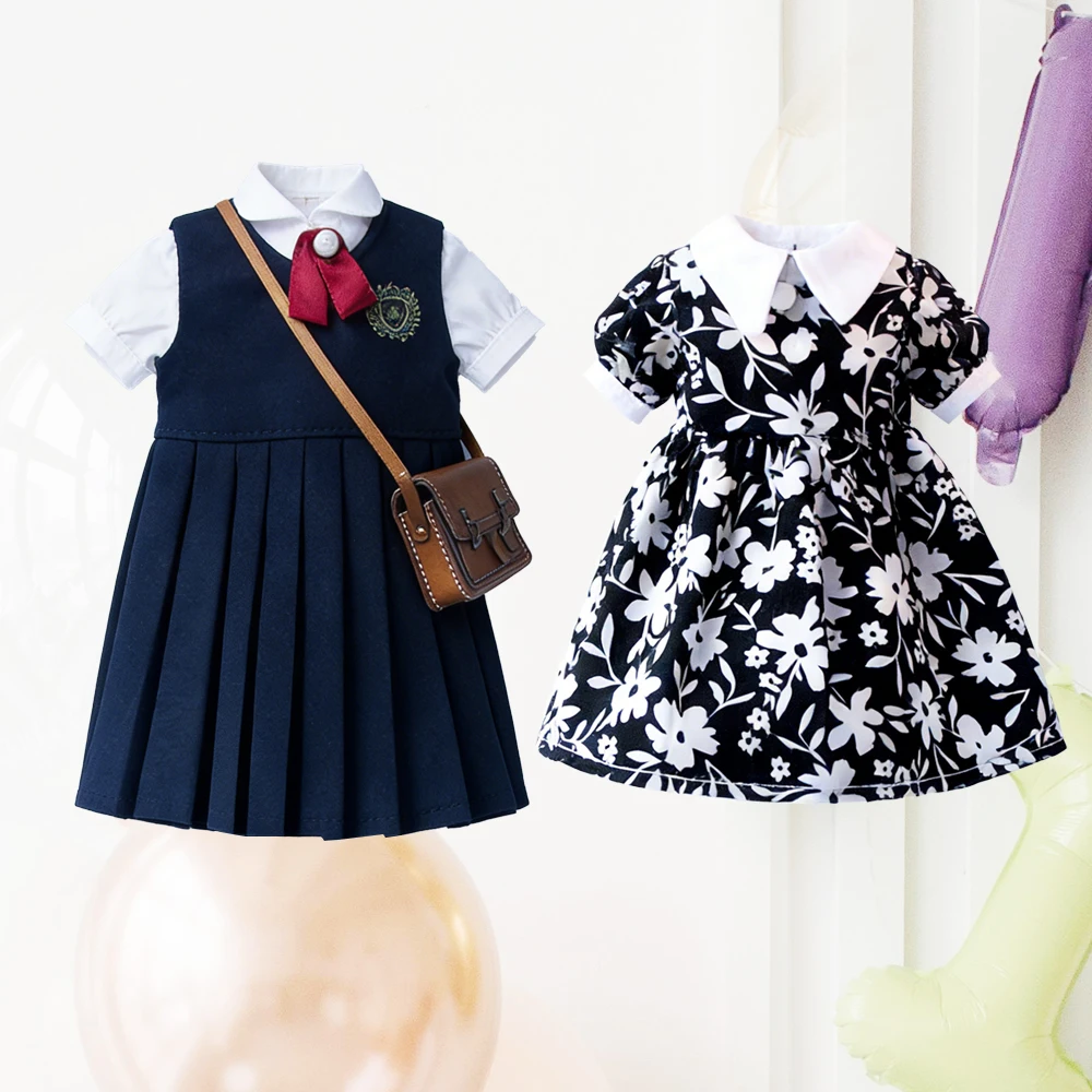 

Одежда Blyth, платье с цветочным принтом, кружевное платье, рубашка с бантом, комбинезон, комплект студенческой формы для Ymy Licca Ob22 24 27 Ker YMY, аксессуары для кукол