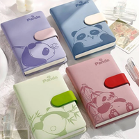 Panda Themed Notebooks 200 Pages Notebook Cute Stationery Diary Notepad Journaling Supplies Writing Pads Office School