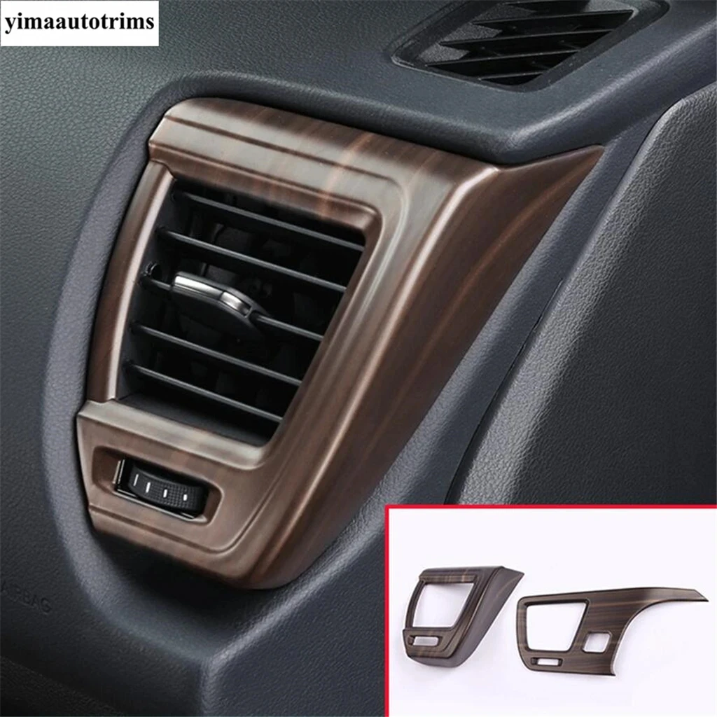 Side AC Air Conditioning Outlet Vents Cover Trim For LEXUS NX 260 350h NX260 NX350h 2022 2023 2024 ABS Carbon Fiber Accessories