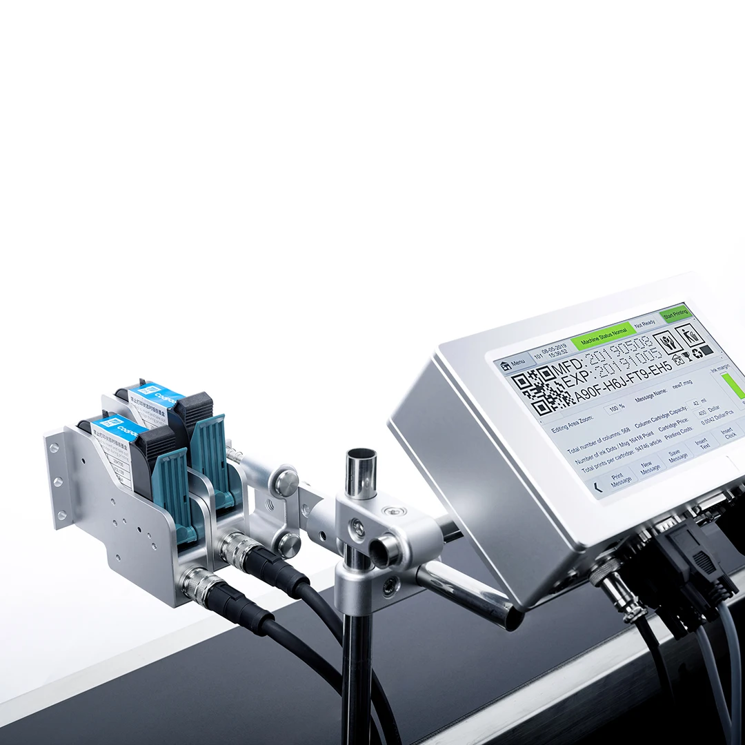 Wholesale Business DOCOD OEM/ODM T210 Online Industrial Inkjet Printer Hotsale TIJ Date Coding Machine for Plastic Barcode Date