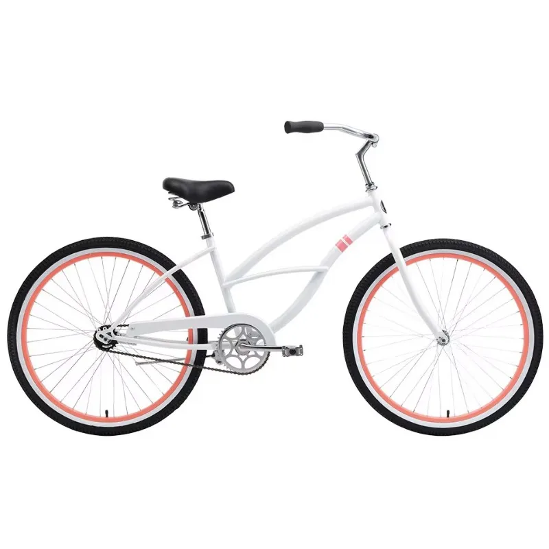 BRWholesale China Factory Selling Women Men Beach Cruiser Bike 26 Inch Single Speed Cheap Steel Beach Cruiser Bicycle For Sale