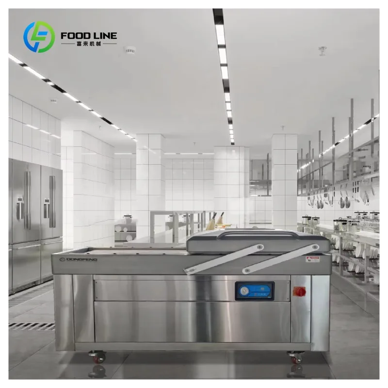 Customized High Capacity Commercial Usage Double Chamber Vacuum Packing Machine Vacuum Packaging Sealer Machine