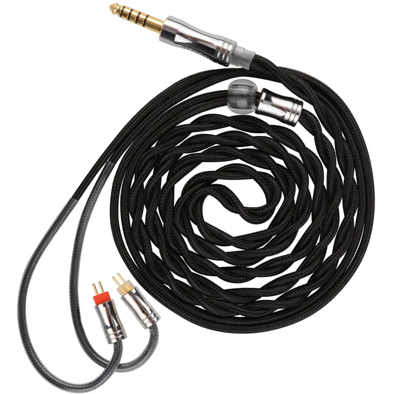 NiceHCK JIALAI JLDT2 Kostengünstiges OCC-HiFi-Kabel-Upgrade, ersetzt Draht 3,5/2,5/4,4 mm MMCX/QDC/0,78 mm 2-polig für NRA ZEX ZAS DQ6