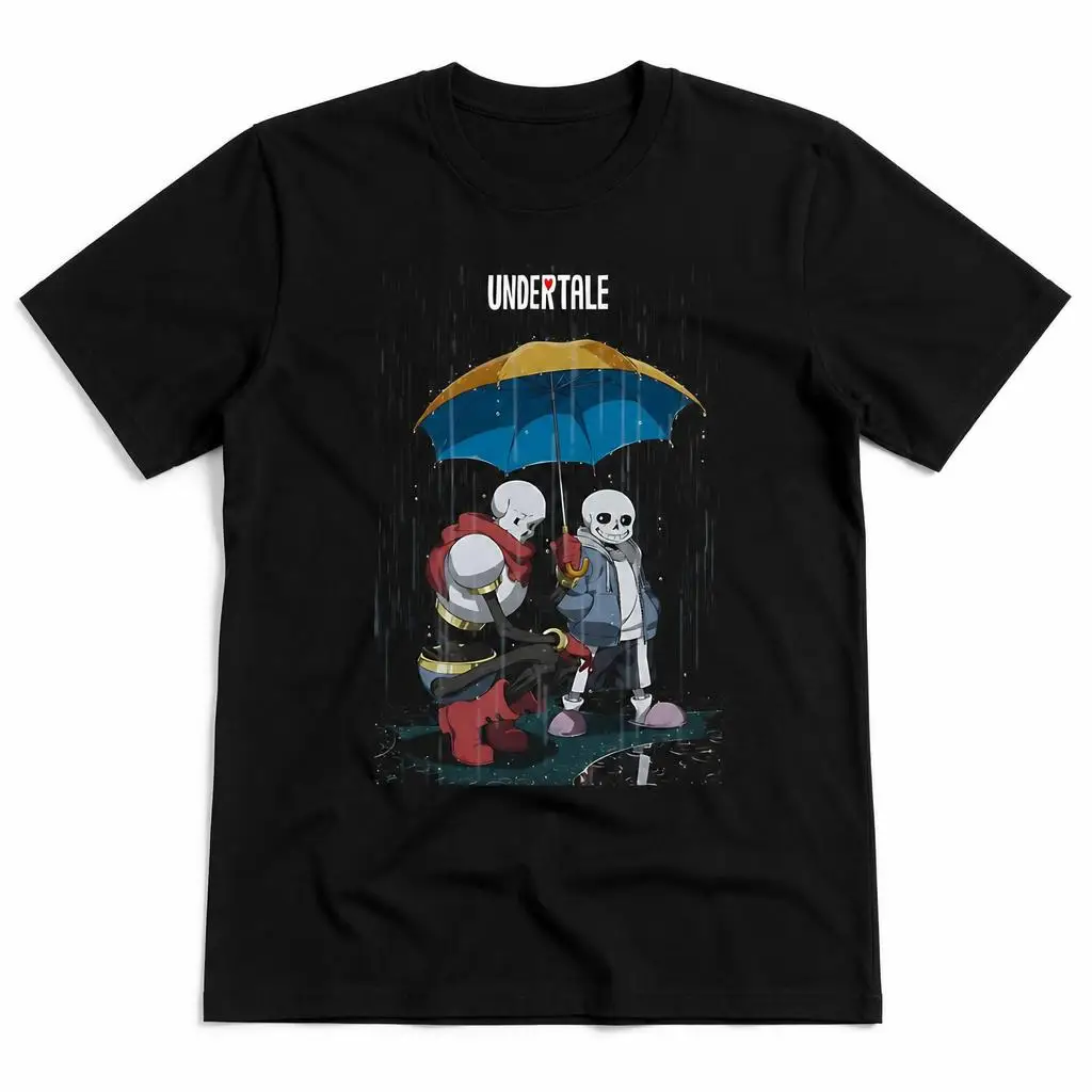 Undertale Manga T Shirts Casual Tees Short Sleeve Round Collar T-Shirt Pure Cotton Tops