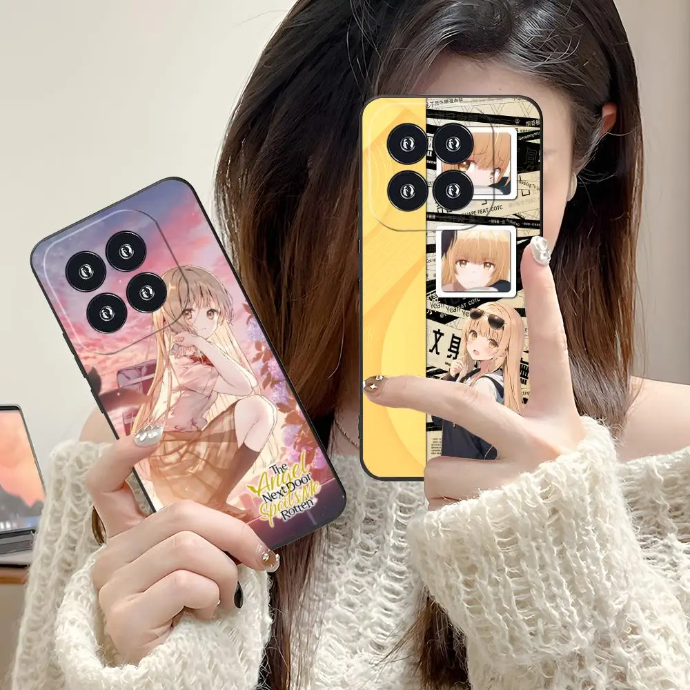 

Чехол для мобильного телефона Angel Mahiru Shina для Xiaomi 15 14 13 12 Mi 11 T Ultra Lite Pro S X 5G с цветной печатью, защитный смартфон