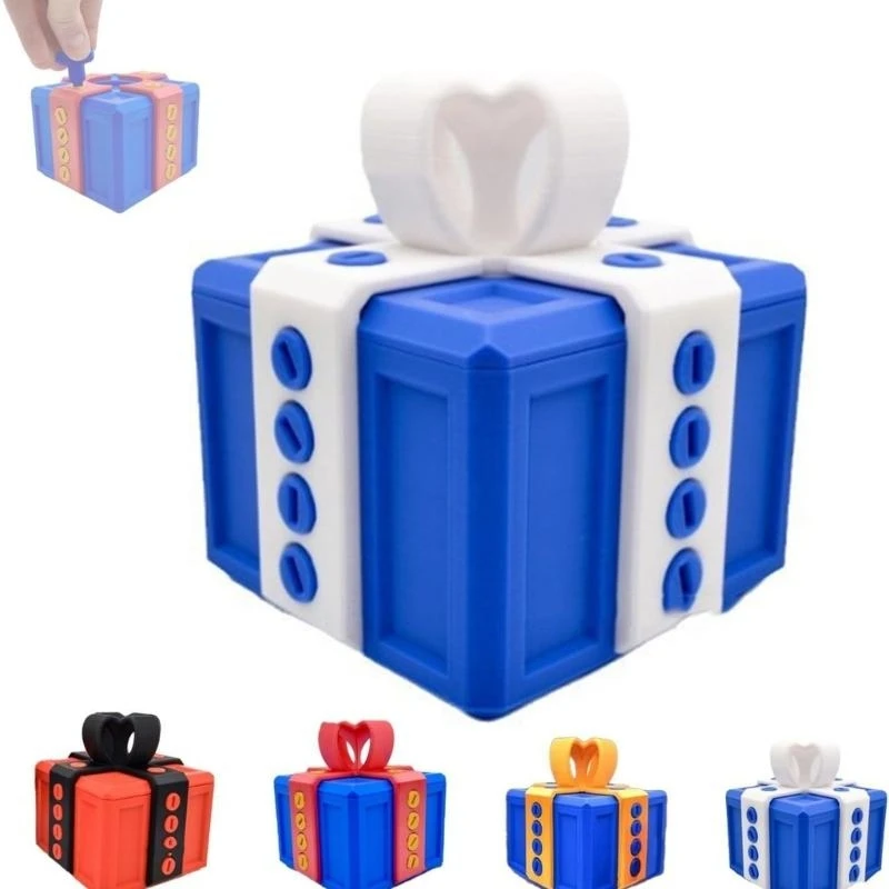 面倒なギフトボックスファン3Dプリントギフトボックスネジ付きノベルティプレゼントオープニング