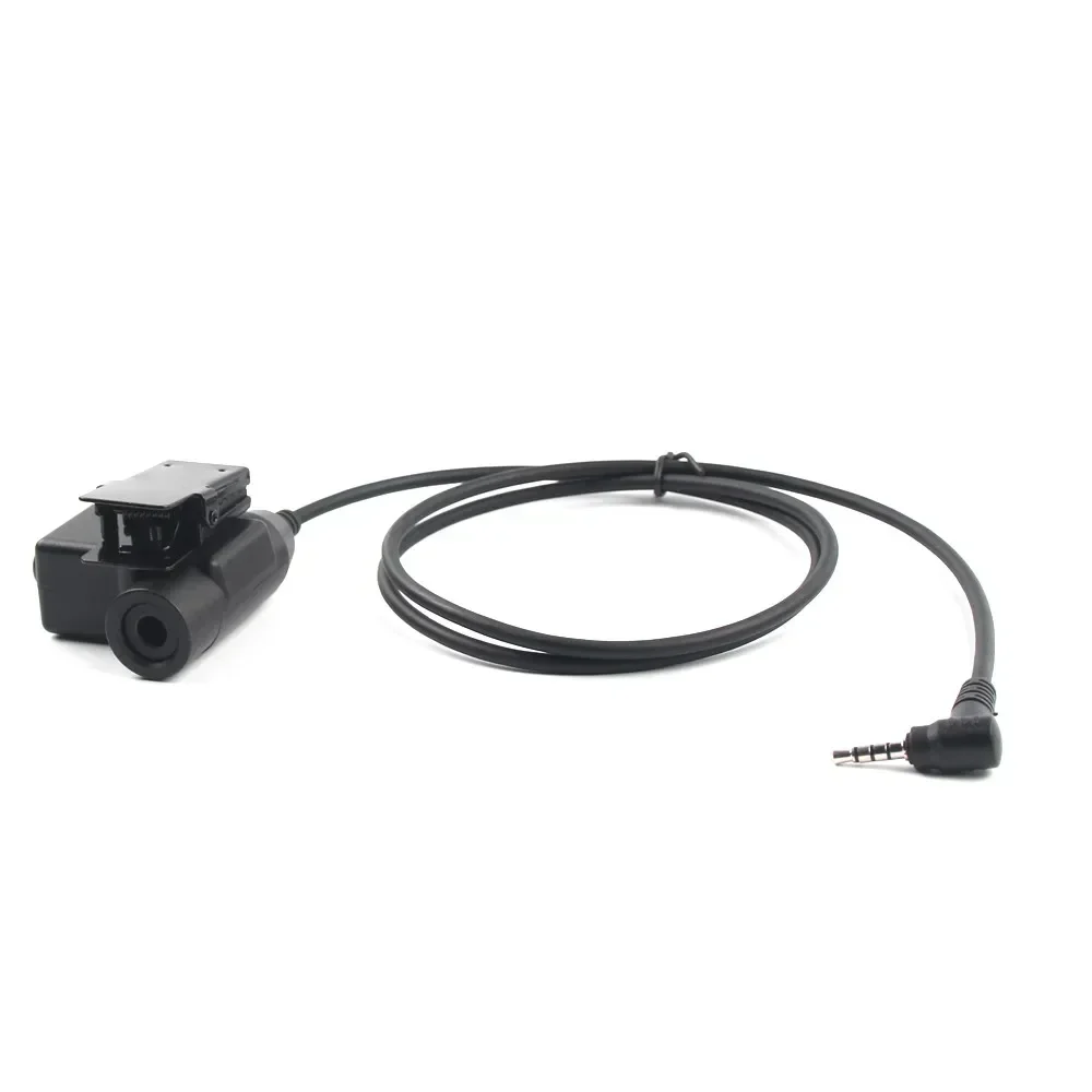 Para yaesu 1 pino 3.5mm u94 ptt z adaptador militar tático para vertex FT-60r VX-3r VX-2r vx5r vx150 VX-110 pés-60 ft1dr ft2dr radi