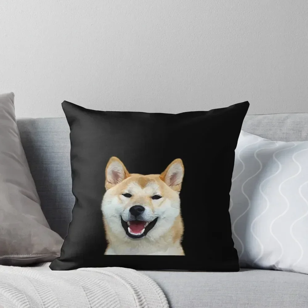 

shiba inu dog lover funny face Throw Pillow Decorative Sofa Cushion Cushions For Children luxury decor pillow