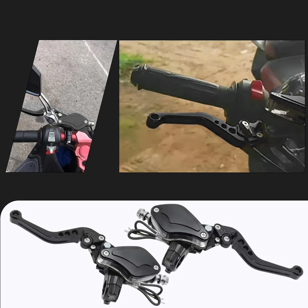 

1 Pair 7/8 Inch Hydraulic Brake and Clutch Lever Master Cylinder Left and Right For Most 50-300cc hydraulic brake clutch lever
