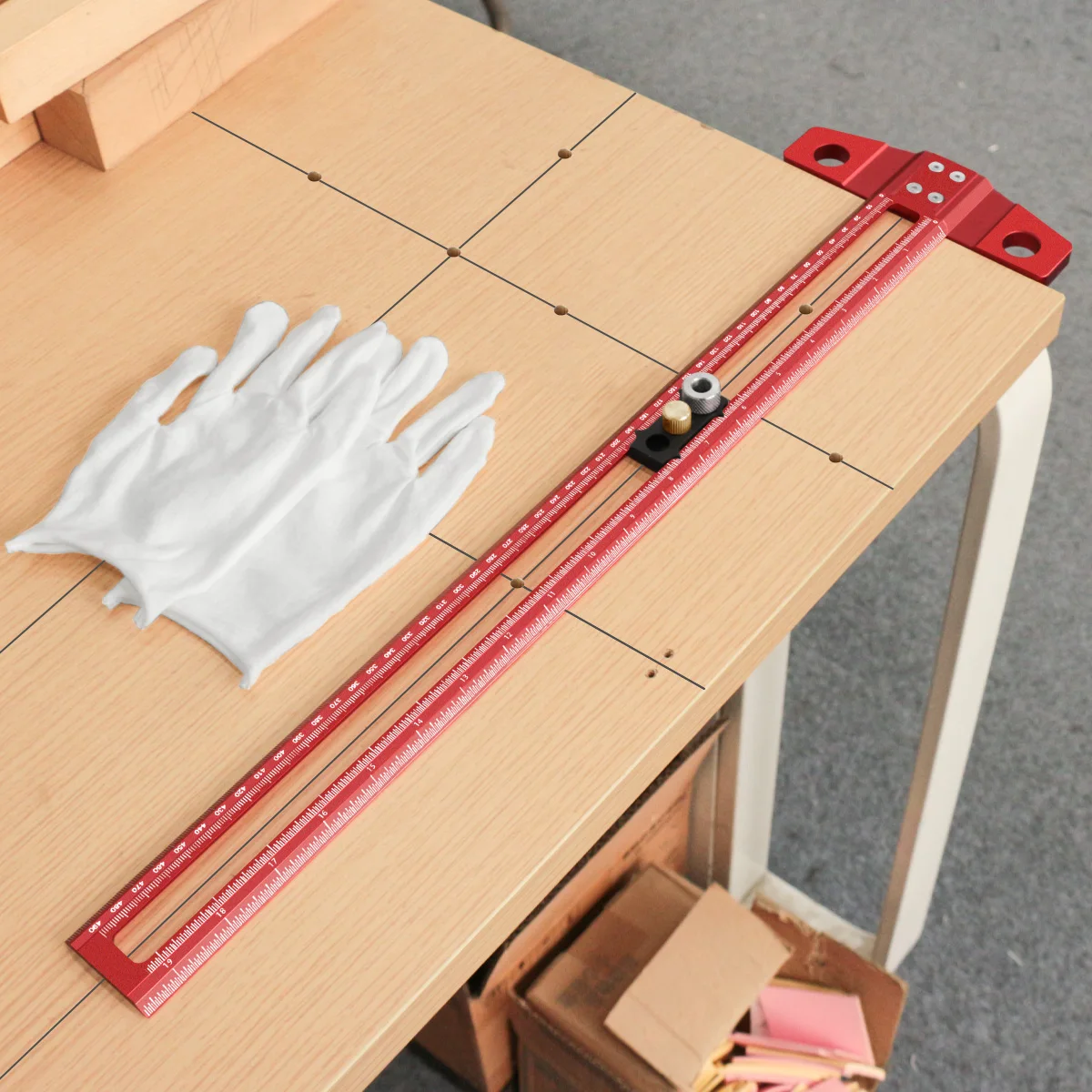 500 mm aluminium T-vierkante l - Woodworking Gloves recensie en prijs