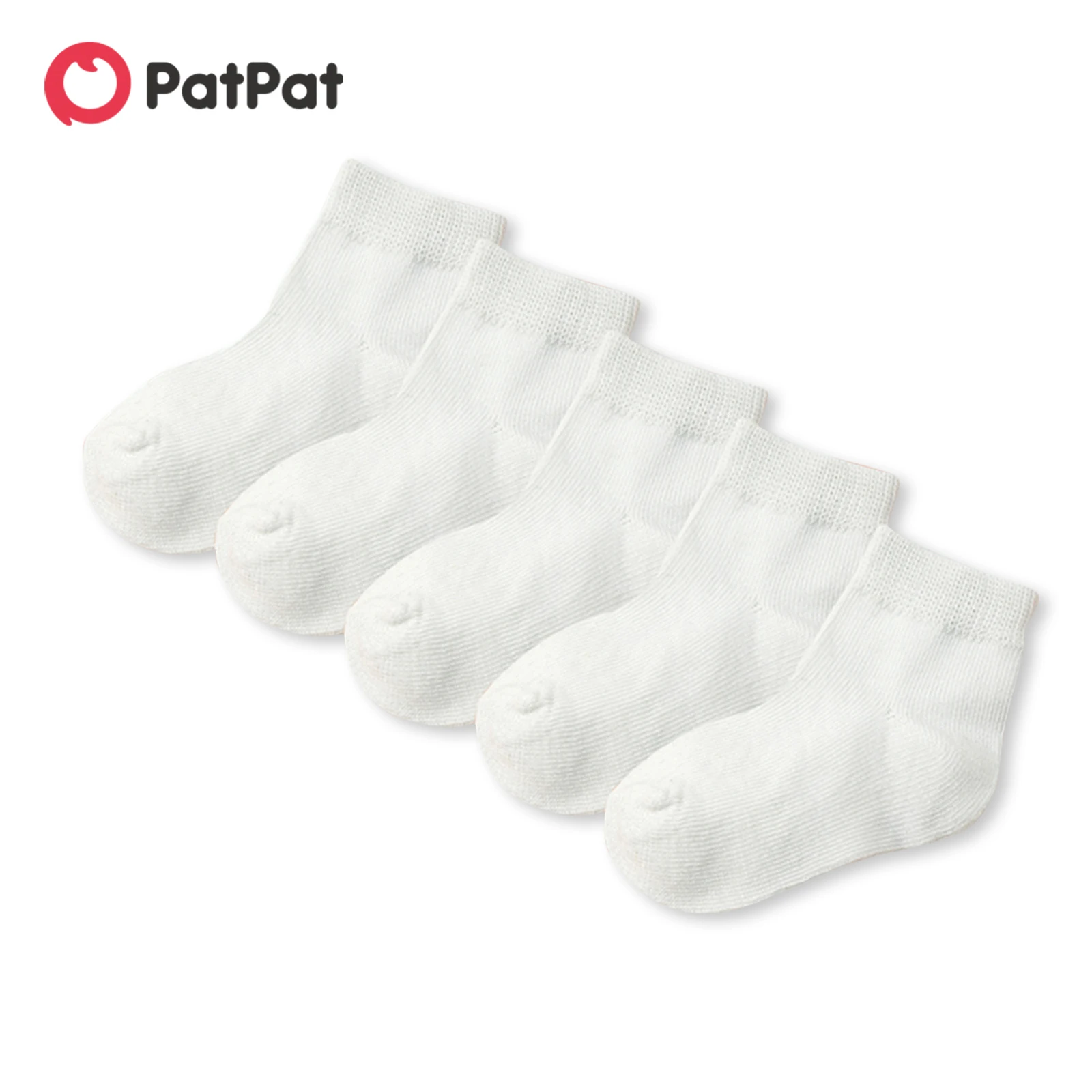 

PatPat 5-pack Toddler Solid Socks