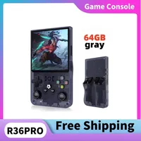 New R36 Pro Open-source Retro Handheld Video Game Console and 3.5-inch IPS Screen Portable Pocket Linux System Game Player