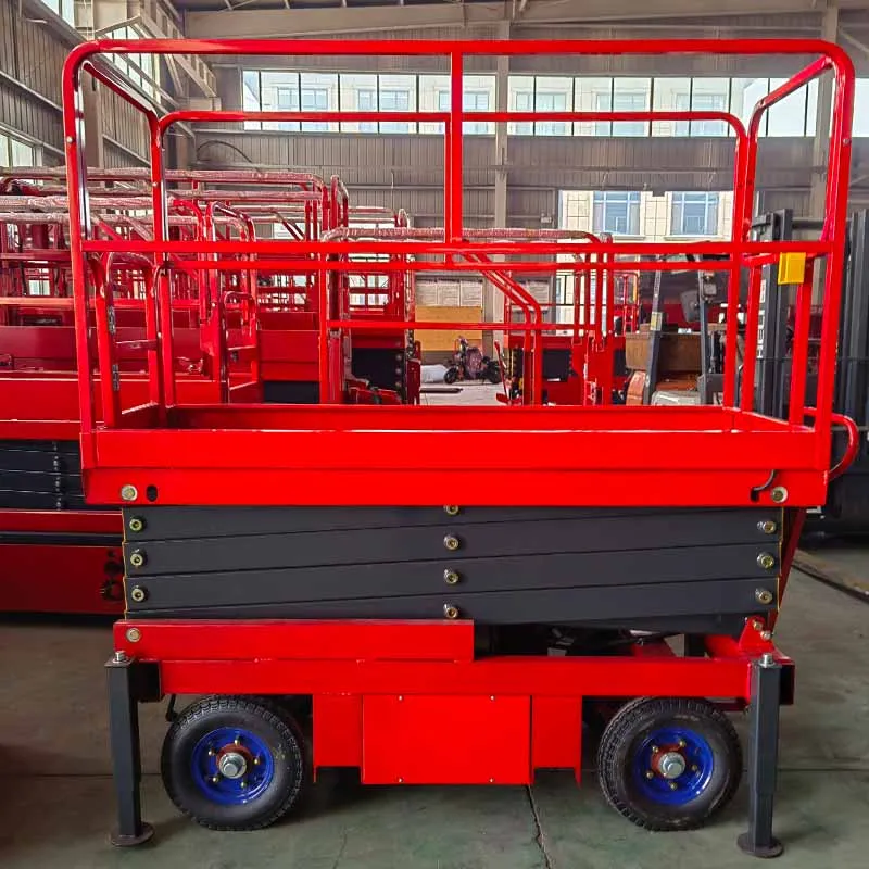New Model Lift Tables 8m 10m 12m 14m Mobile Lifting Table Aerial Work Platform Mobile Scissor Lift Tables Hot Sales