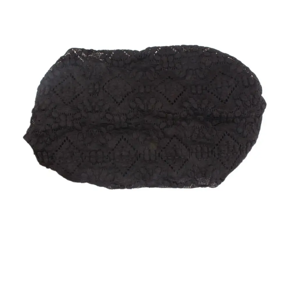 عدم الانزلاق شبكة زهرة عقال الشعر هوب الكورية نمط الدانتيل العصابات الشعر إكسسوارات الشعر جوفاء واسعة الجانب رئيس التفاف الفتيات #4