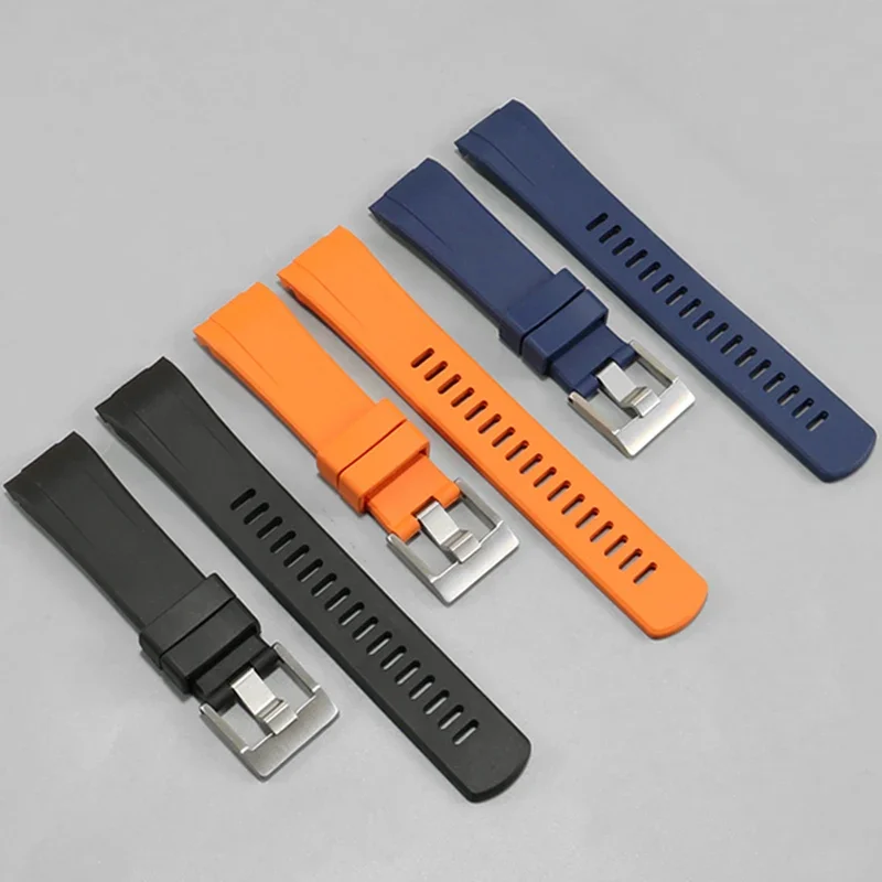 

PEIYI Fluororubber Strap 22mm Suitable For Seiko PROSPEX Series SRPE99K1/SRP777J1 Silicone Watchband