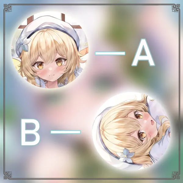 

Genshin Impact Lumine Anime Game Dakimakura Hing Body PillowCase Cushion Otaku Bed Linings Xmas