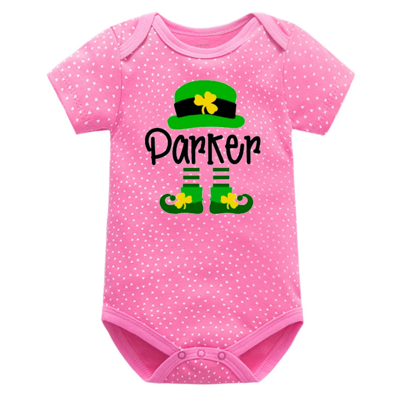 

Boy St Patricks Day Newborn Clothes Boys Personalized Onesie Baby St. Patricks Day Gift Kids Gift for Baby Boys Fashion B