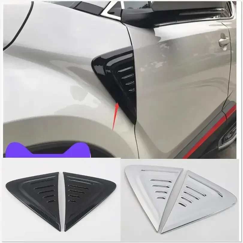 

2016 2017 2018 2022 carbon fiber ABS car car both sides Fender decoration cover car accessories for Toyota C-HR CHR C HR