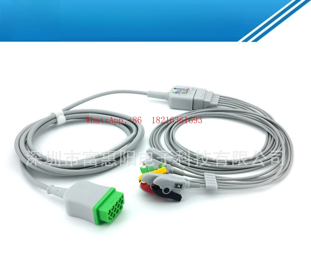 Five-lead Monitor ECG Lead Wire, Patient ECG Lead Wire