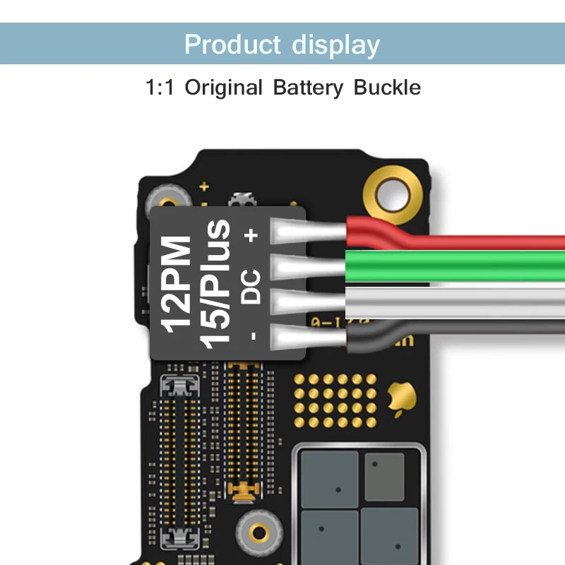 SUNSHINE SS-908F Dedicated Power Boot Test Cable for IP15 15Pro 15Plus 15PRoMax Universal Battery-free Power Supply Startup Line