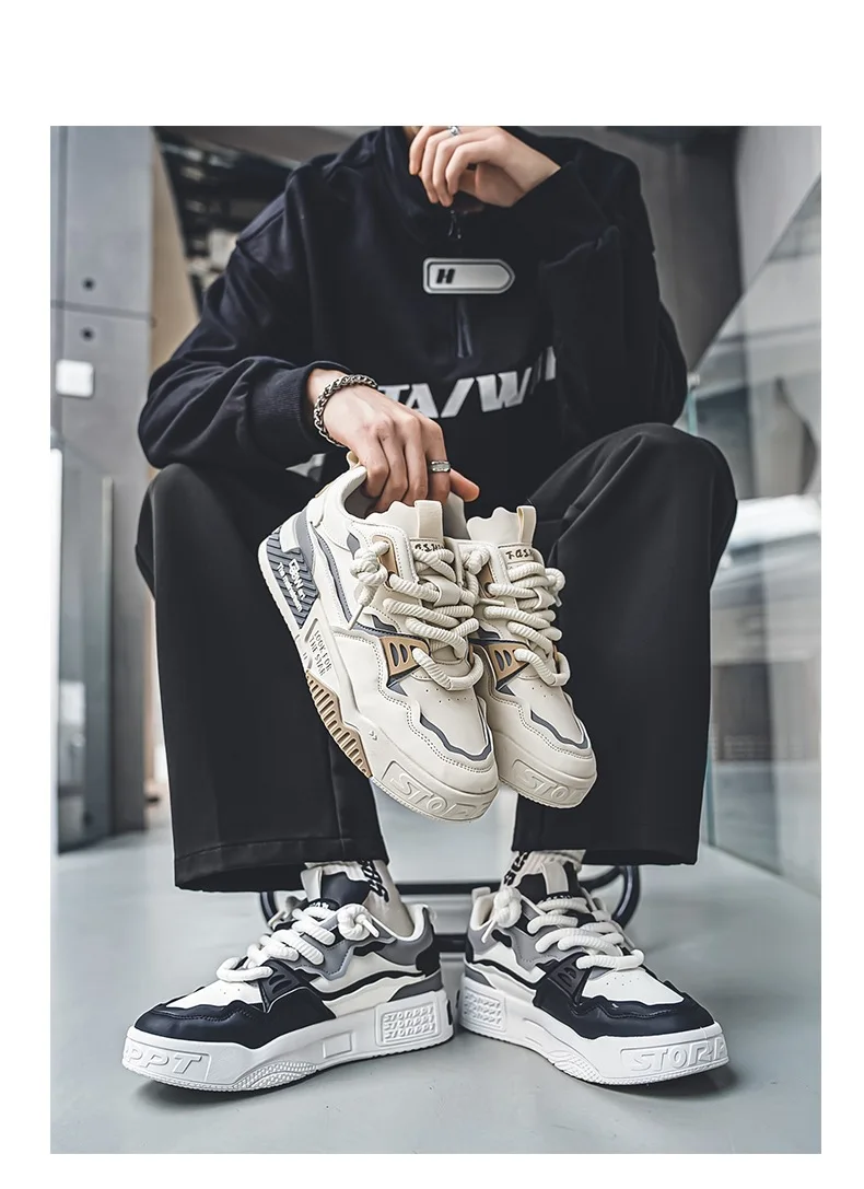 2025 المشي اليومي أحذية رياضية الركض التدريب الأحذية الرجالية أحذية رياضية كاجوال شبكة تنفس المألوف الدانتيل يصل احذية الجري #1