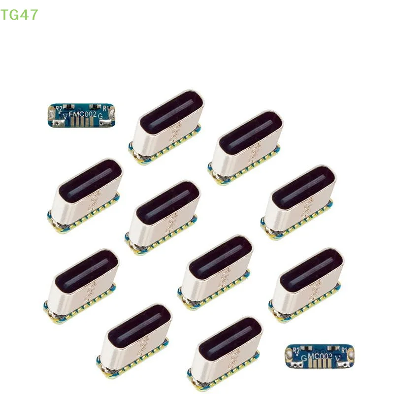 【LS】2Pcs Charging Port For PCB Soldering DIY Repair Adapter USB Connector Type C Female Jack 5Pin SMD SMT Type-C Socket