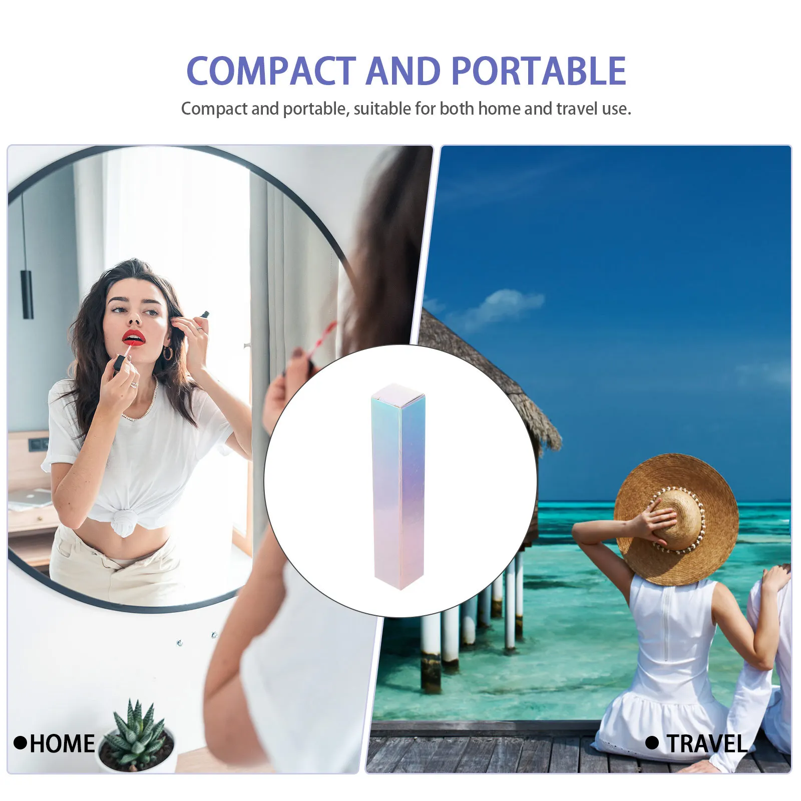 50Pcs Paper Lip Gloss Packaging Boxes Empty Lipstick Pack Containers Classic Design for Women Ladies Paper Lip Gloss Box