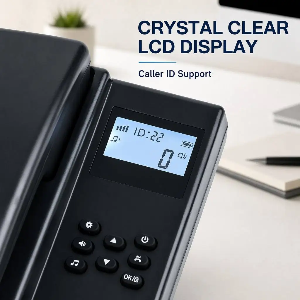 ZT200 433MHz Long Range Wireless Intercom System, Digital Two-Way Radio with Group Communication for Office Warehouse