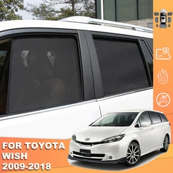 For Toyota WISH MPV AE20 2009-2017 Magnetic Car Sunshade Visor Front Windshield Frame Curtain Rear Side Window Sun Shade Shield