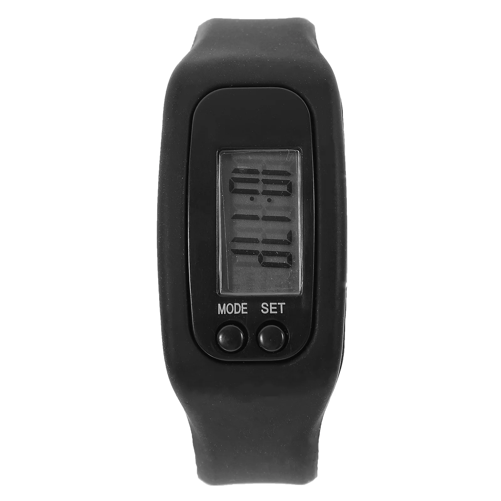 Wristband Watch for Walking Pedometer Major Electronic Bracelet Silica Gel Fitness Step Counter