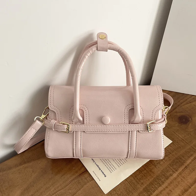 

Retro niche tote bag, women's cross-border new style, simple leisure commuting large capacity shoulder bag
