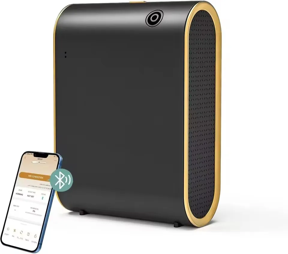 

Профессиональный настенный безводный диффузор для эфирных масел объемом 350 мл, коммерческий ароматизатор воздуха для отелей с управлением по Bluetooth