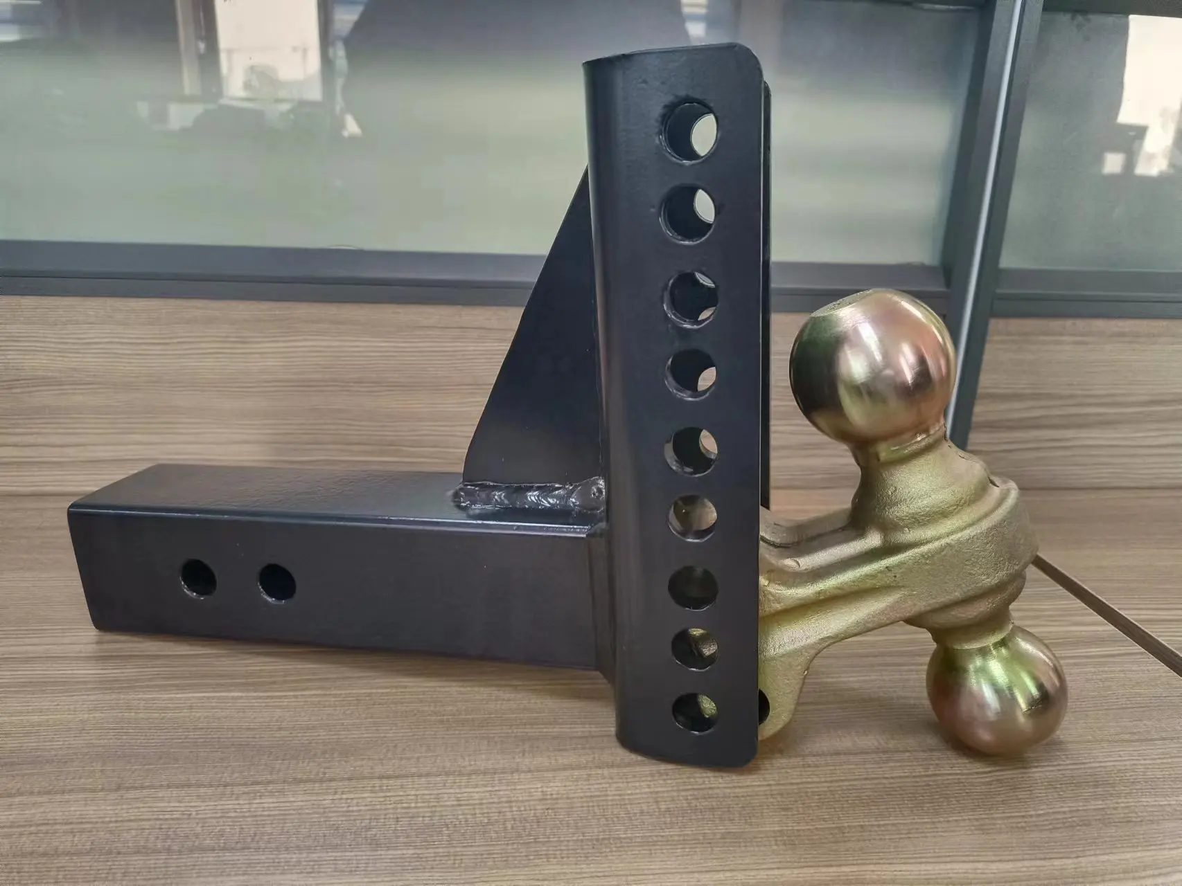 kq-New GO TRAILER 10000 Lbs Adjustable Trailer Hitch Ball Mount 2-inch Receiver 6-inch Drop 2 2-5/16-inch Balls 5-1/4 Inch Rise%