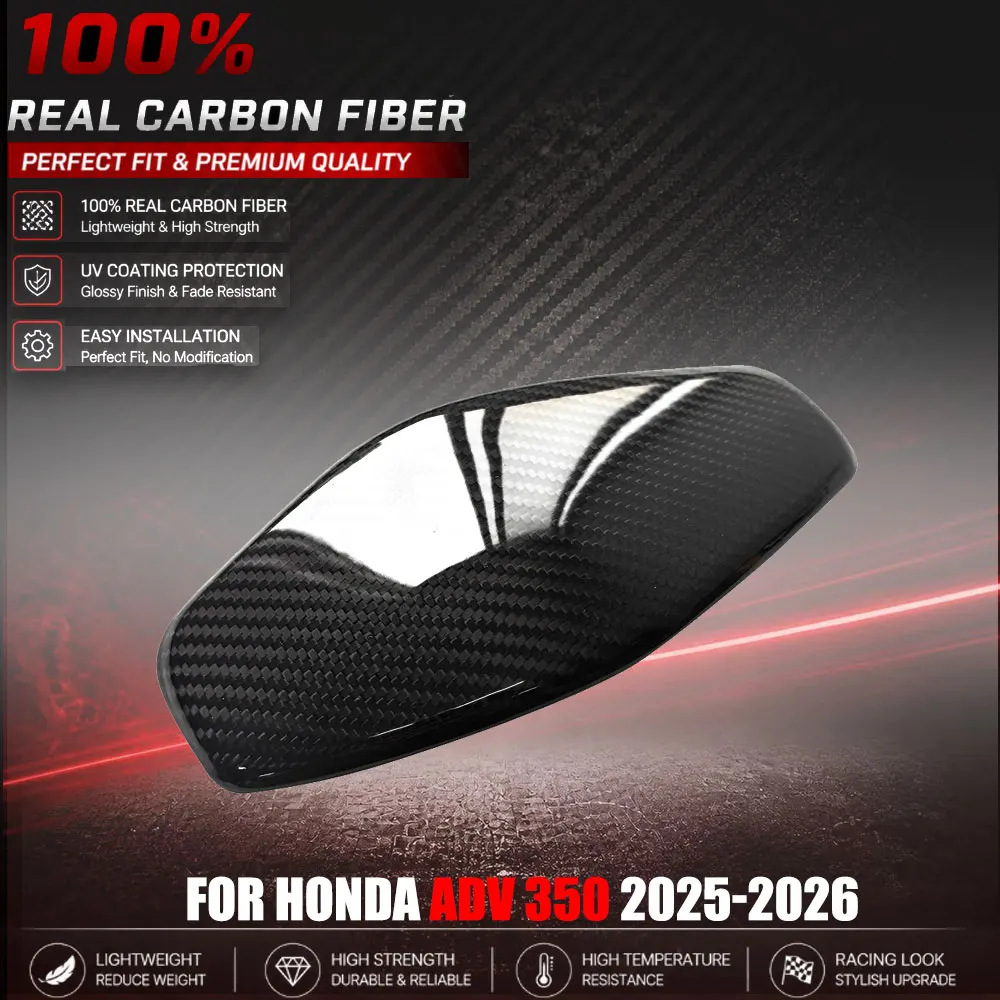 3K Carbon Fiber Motorcycle Propeller Shaft Cover Drive Shaft Protection Guard For HONDA ADV 350 2025-2026