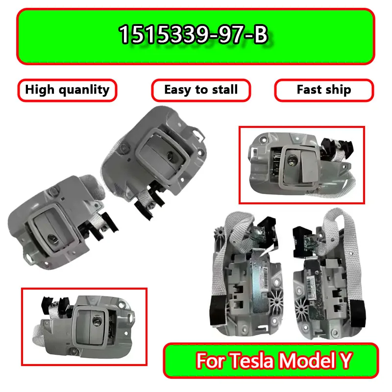 

For Tesla Model Y Right Interior Roof Light Hook Cover 1515339-97-B Car Styling Accessories Rear Ceiling Light Coat Hook Trim