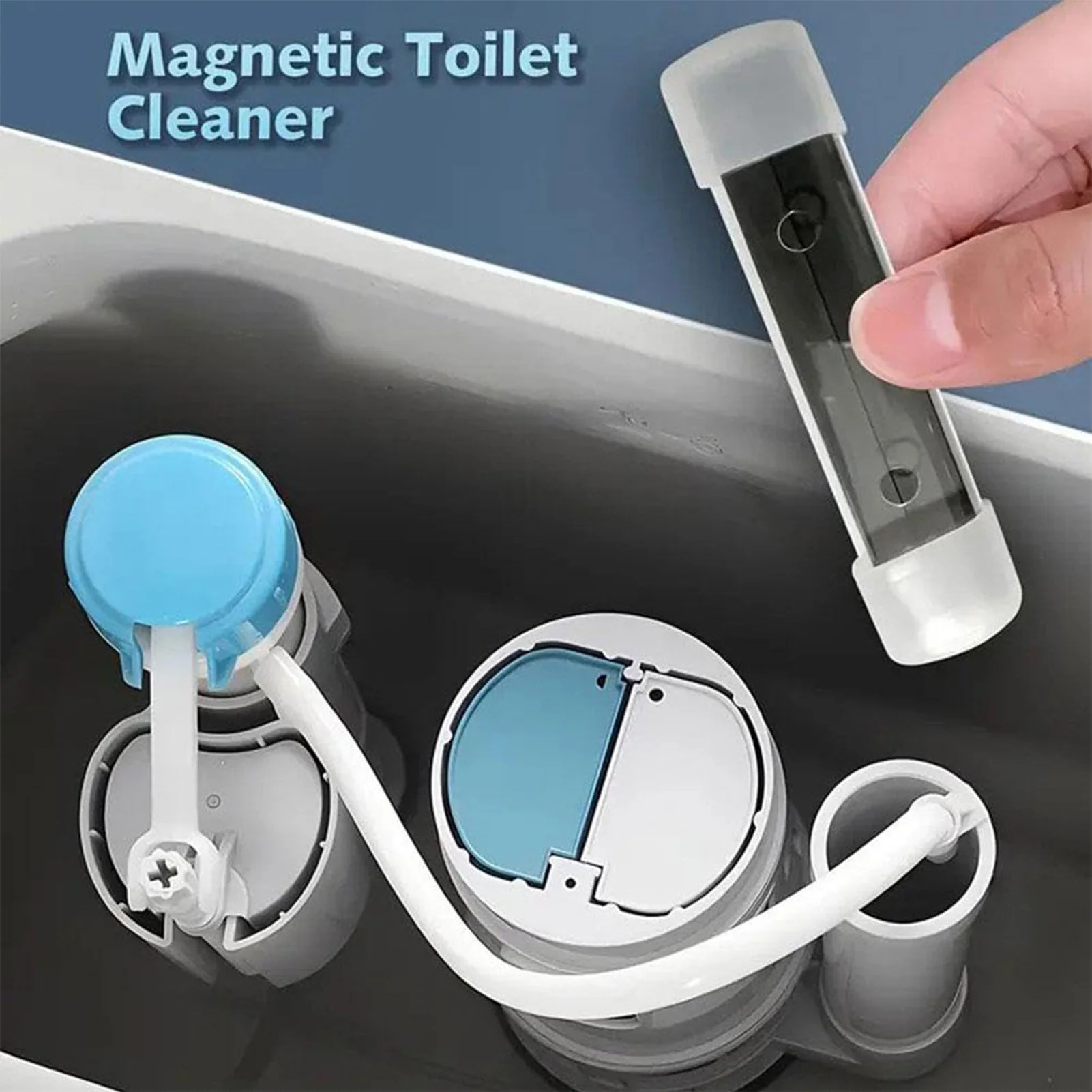 2/6/10pcs Automatic Magnetic Toilet Rust Cleaning Bars Durable Effective For Apartment Dorm Practical Home Toilet Cleaning Stick