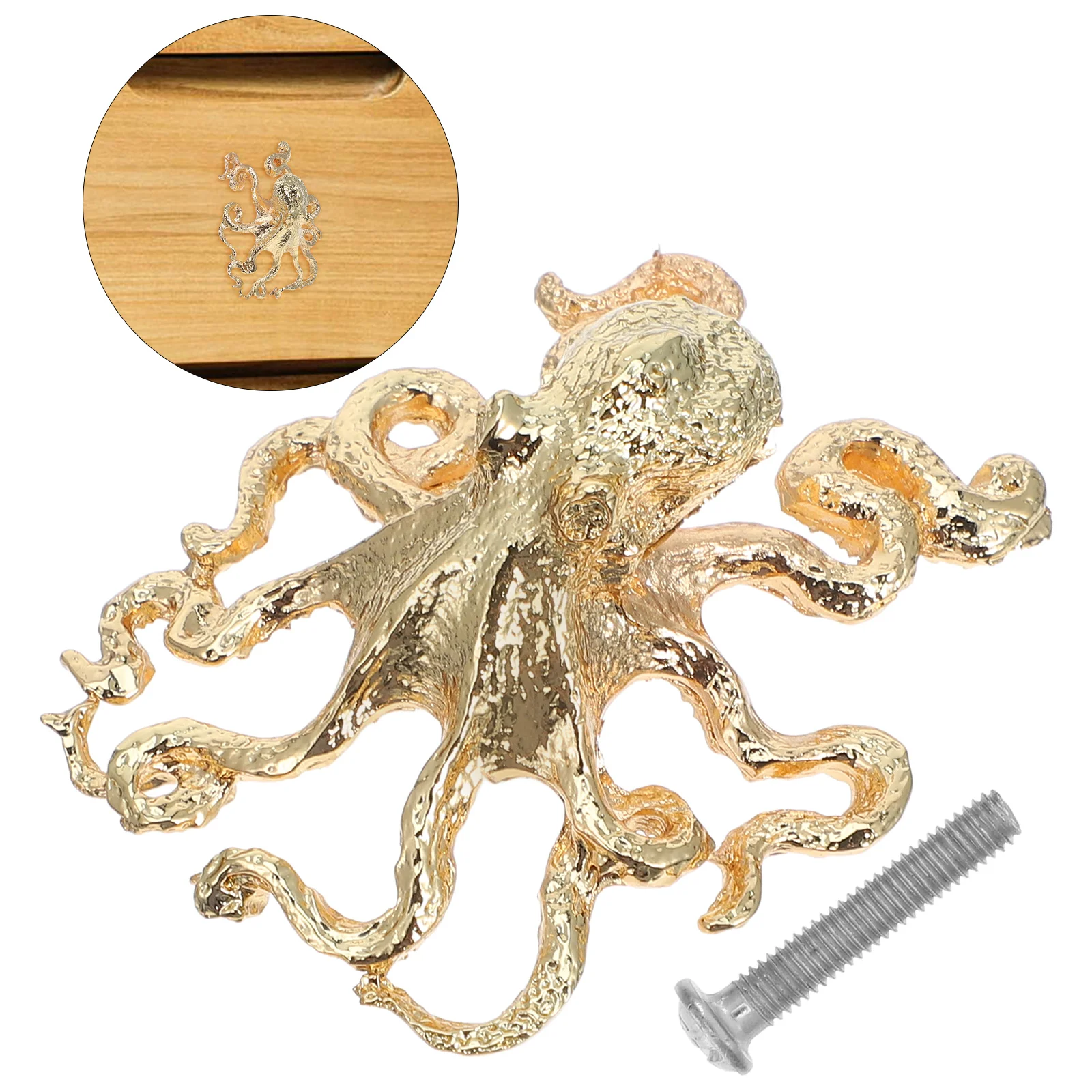 Handle Marine Animals Cabinet Knobs Beach Themed Dresser Octopus Shape Pull Dressing Table Kitchen Hardware Accessories Door