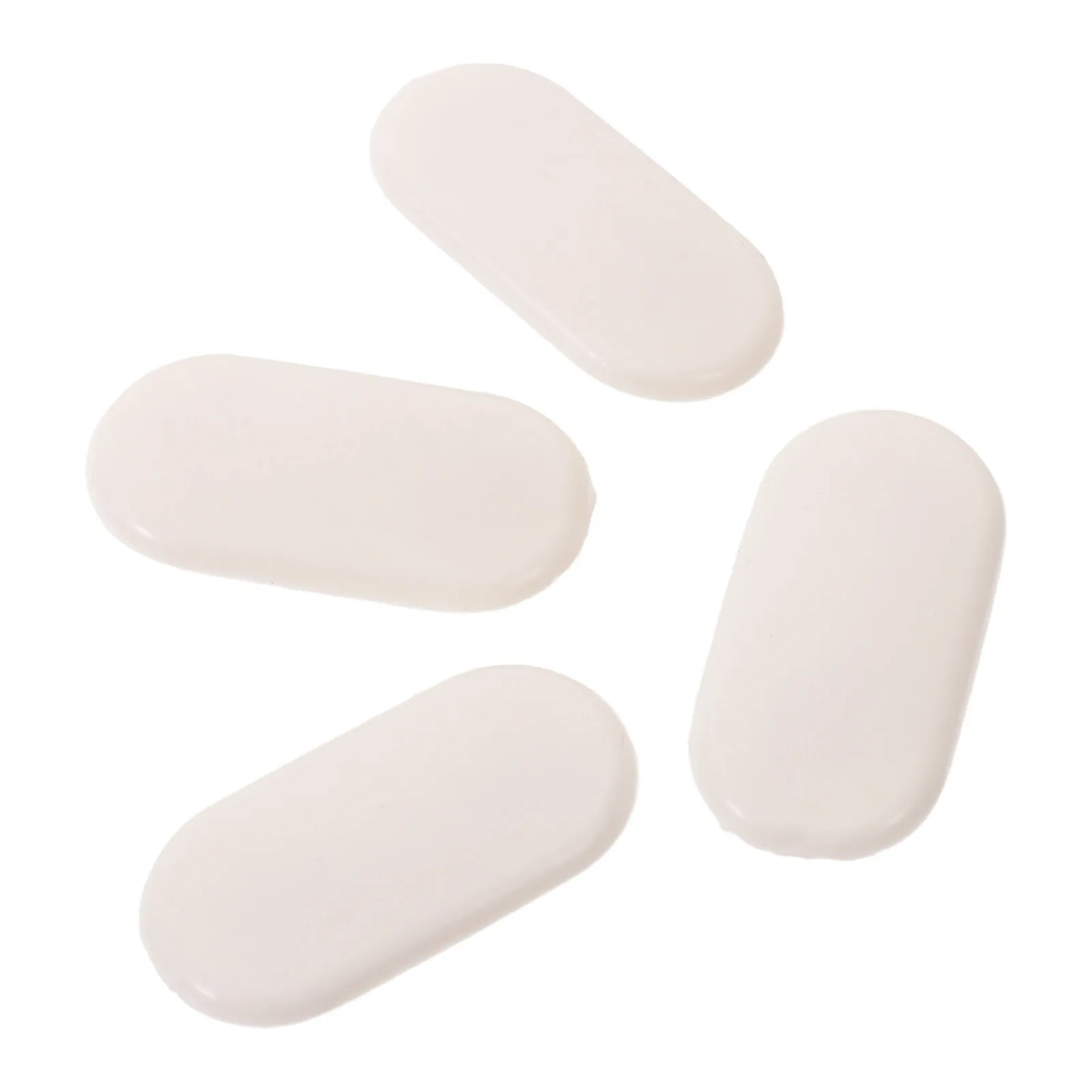 4Pcs Toilet Seat Bumpers Universal Noise Dampening Toilet Lid Buffer Pads Replacement Part Stable Shock Absorber Quiet Bathroom